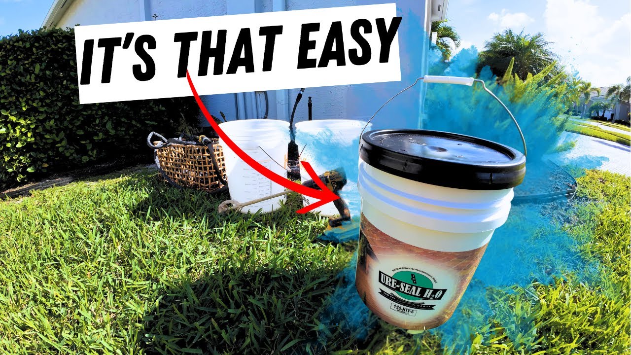 the EASIEST way to mix URE SEAL H20 (Paver Sealing)