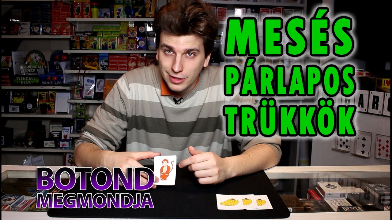 Botond megmondja: mesés párlapos kártyatrükkök