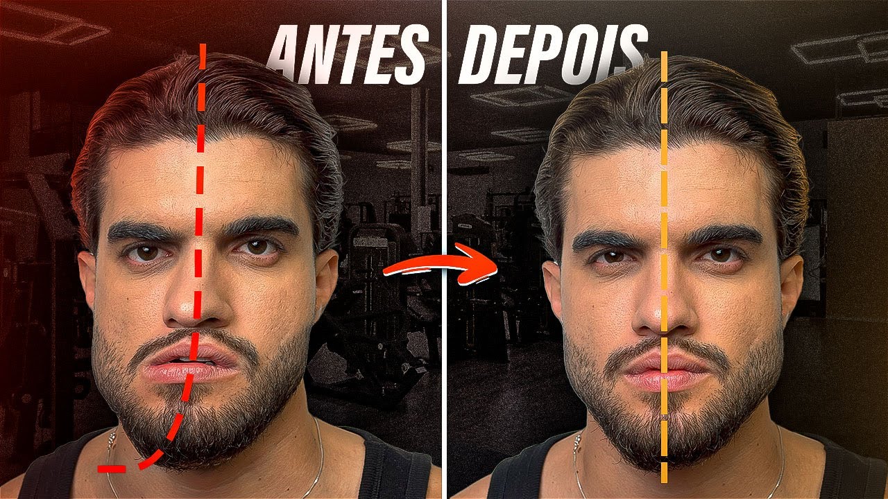 Como consertar a ASSIMETRIA FACIAL. Execícios praticos.