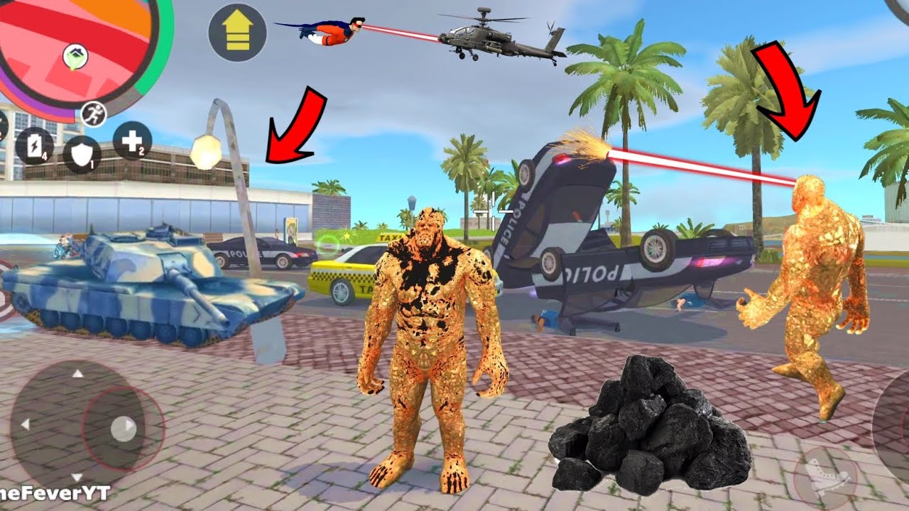 Stone Giant (Coal Stoneman flip all Vehicle) Stoneman with Beam X Power - Android Gameplay HD
