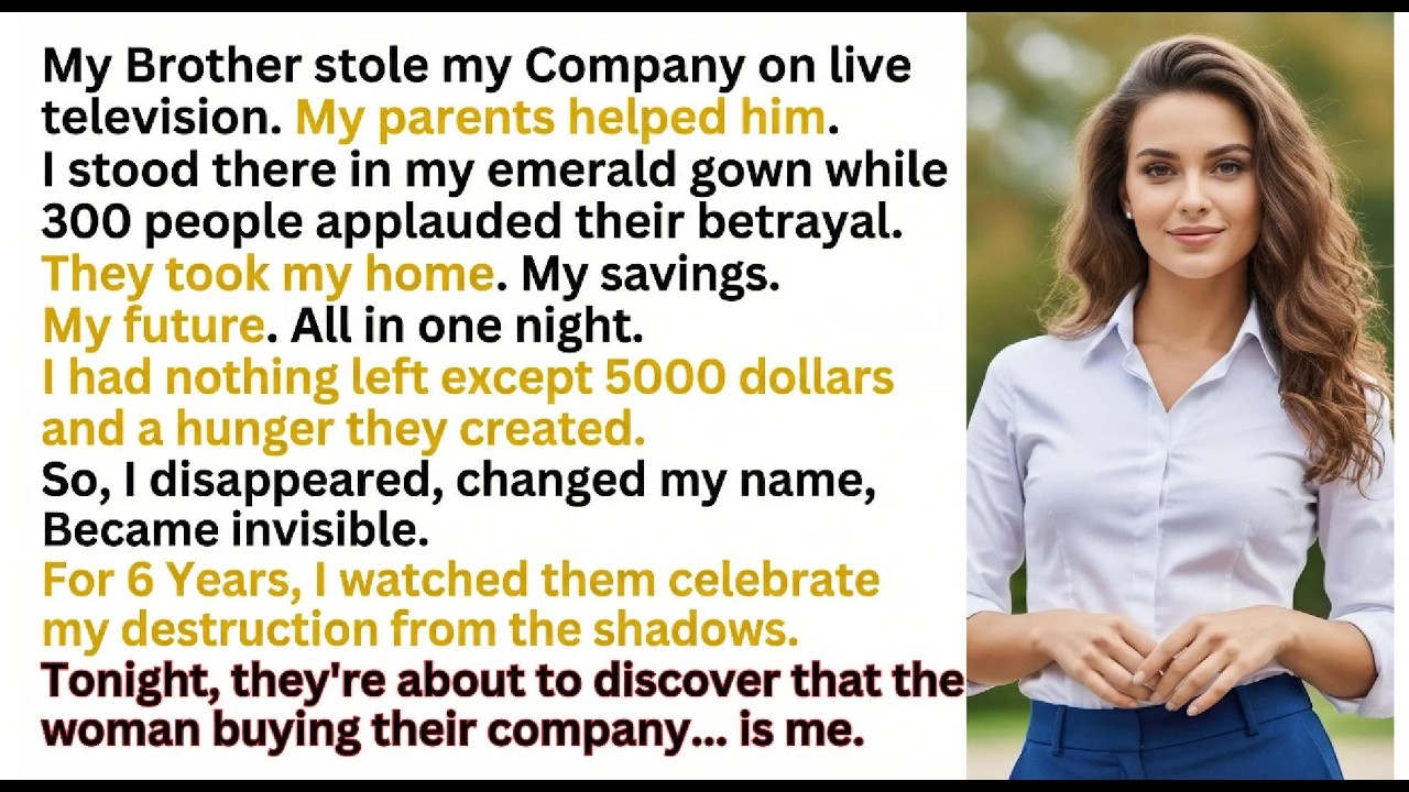 My Brother Stole My Company On Live TV | 6 Years Later, He Begged Me To Stop