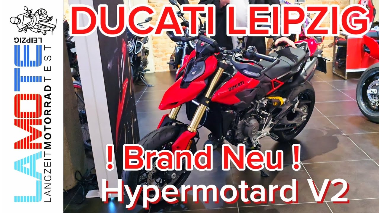 DUCATI Leipzig Vorstellung der Hypermotard V2 und Panigale V4 R Corse #ducati @ducati 