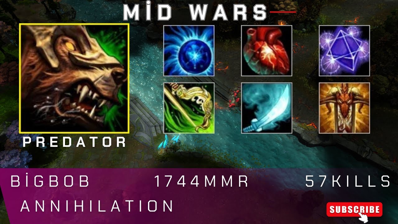HoN | Mid Wars | Predator | BigBob | 1744 MMR