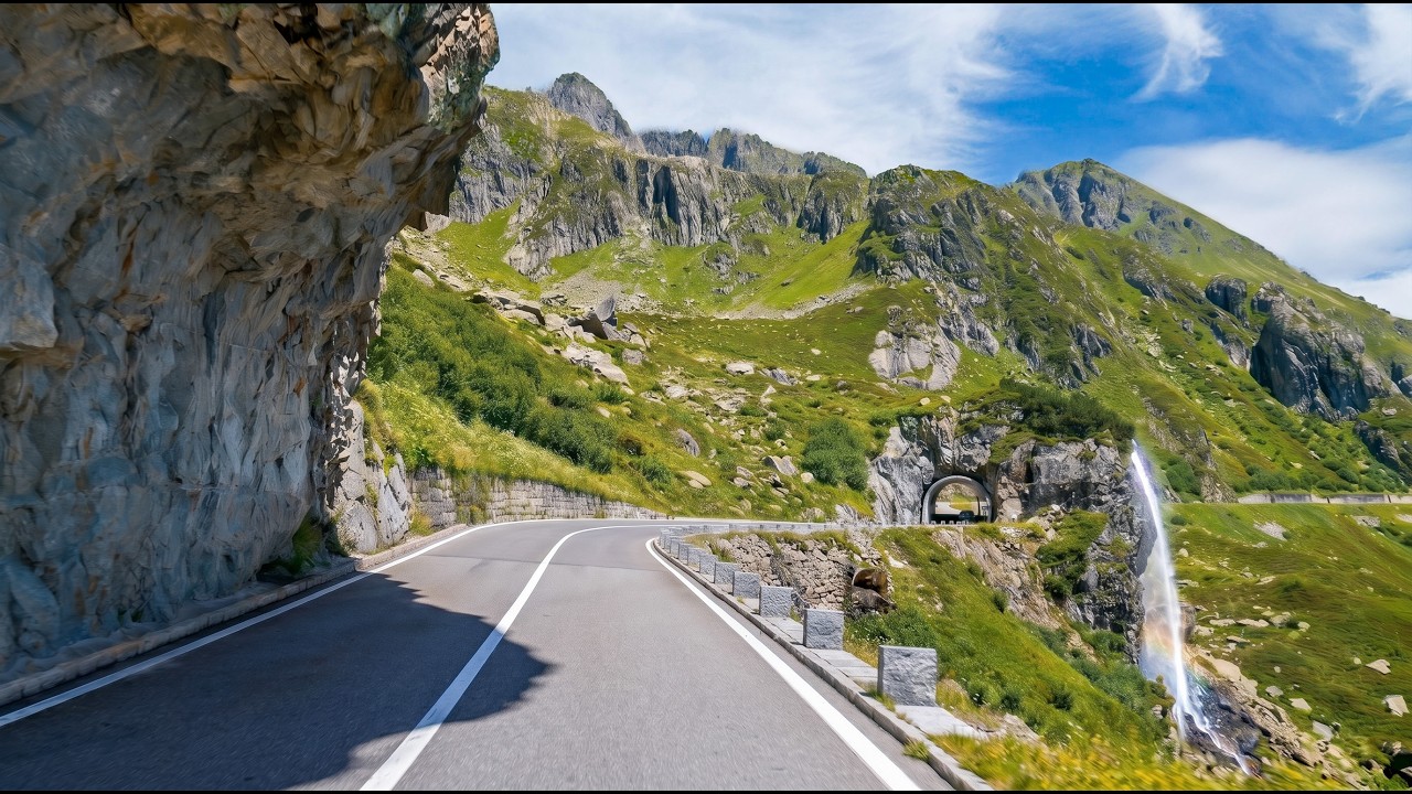 Susten Pass Scenic Drive 4K | Switzerland | Innertkirchen to Erstfeld [Revised Ver.]