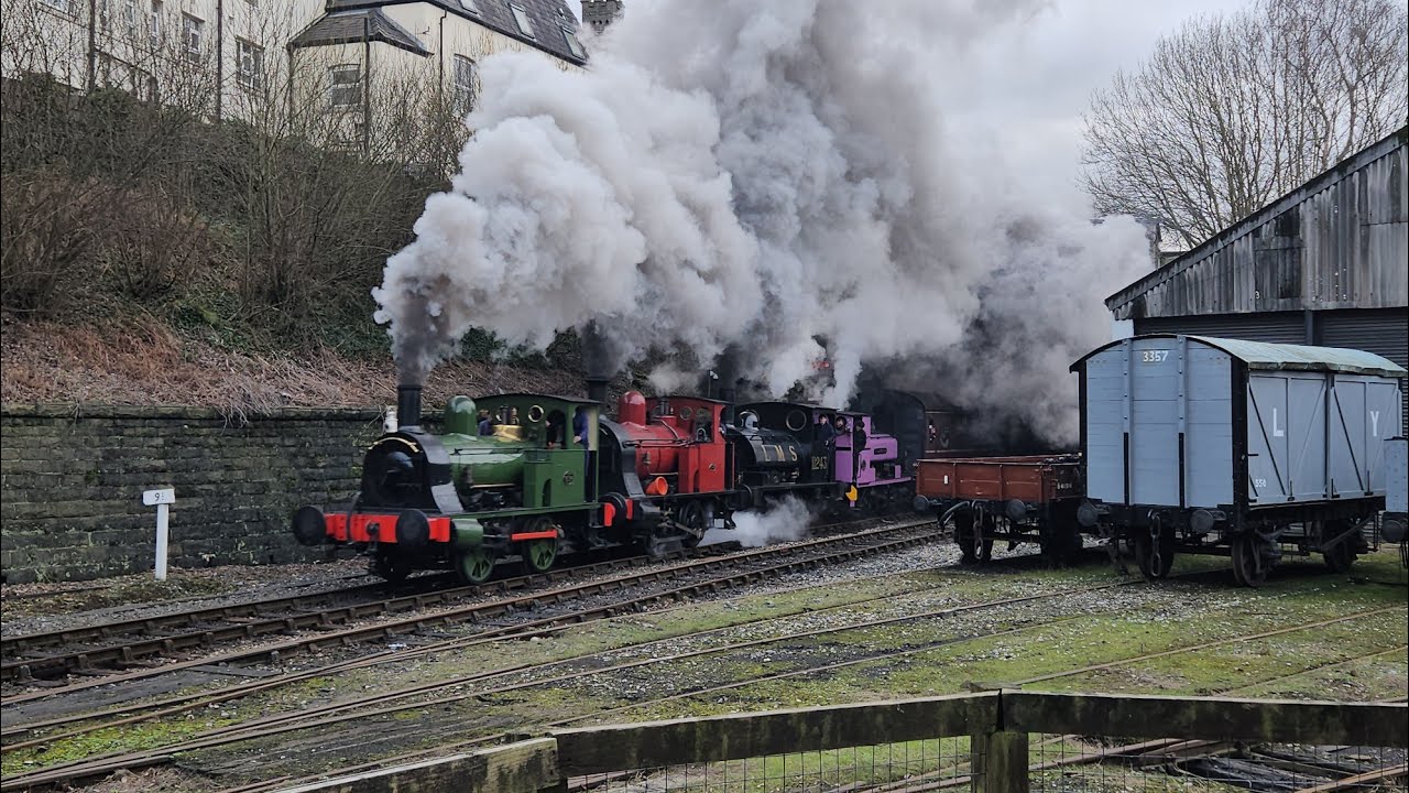 East Lancashire Railway | Small engines gala 2026 | Quadruple header. 22/2/26.