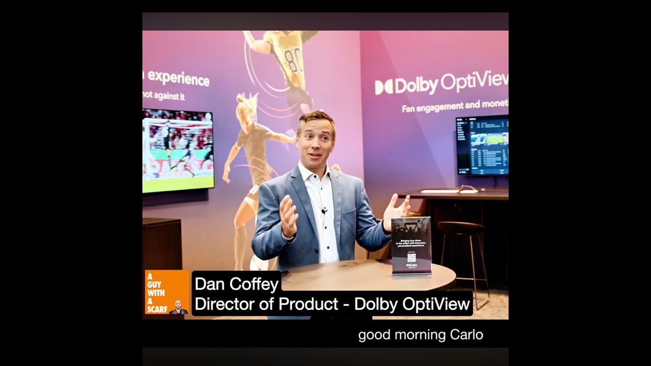 IBC 2026: Dan Coffey walks the Dolby OptiView portfolio and demos Sports Intelligence clipping