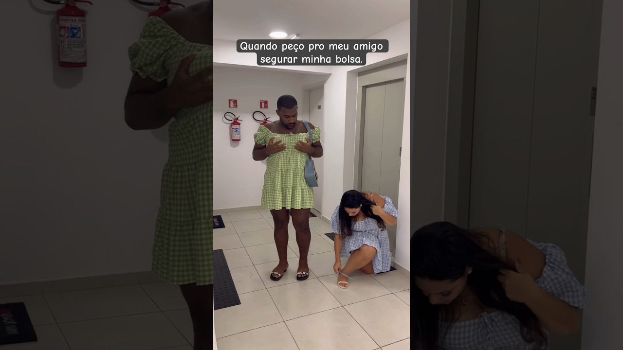 Quando pe&ccedil;o para meu amigo segurar a minha Bolsa.#humor #engra&ccedil;ado