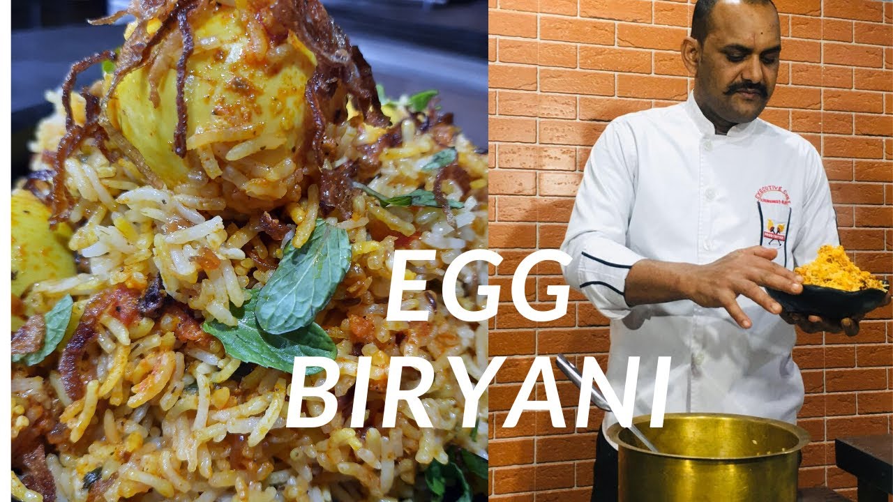 Egg Biryani | अंडे की बिरयानी | How To Make Egg Biryani | Chef Khursheed Alam Recipe