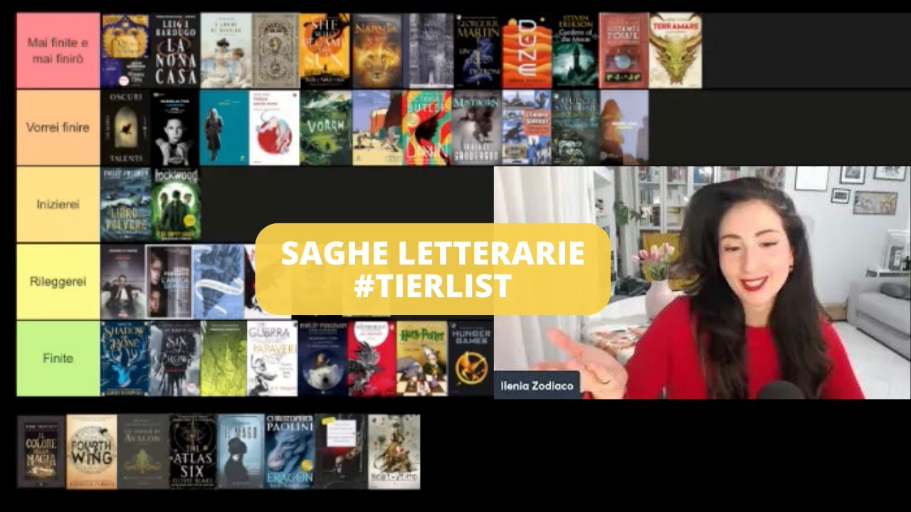 Tutte le saghe letterarie abbandonate, da finire, da rileggere... #TierList