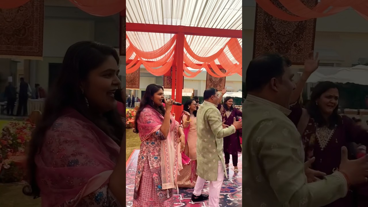 Make your Wedding memorable with me! 🎉🩷 #nehamaheshwari #mayra #mayrasinger #weddingevent