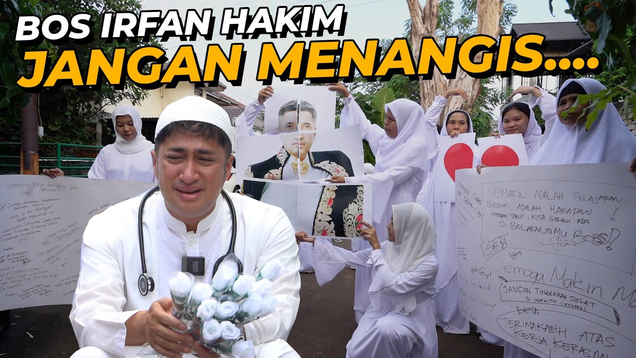 KEJUTAN PENUH AIR MATA DI HARI YANG FITRI...JANGAN MENANGIS BOS IRFAN.......