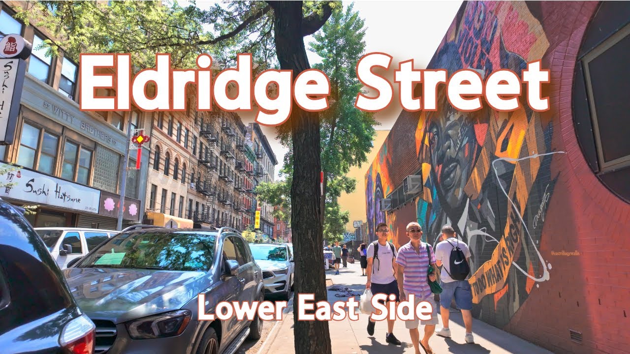【4K】𝐖𝐀𝐋𝐊 🇺🇸 Discover Eldridge Street on the Lower East Side NYC🗽