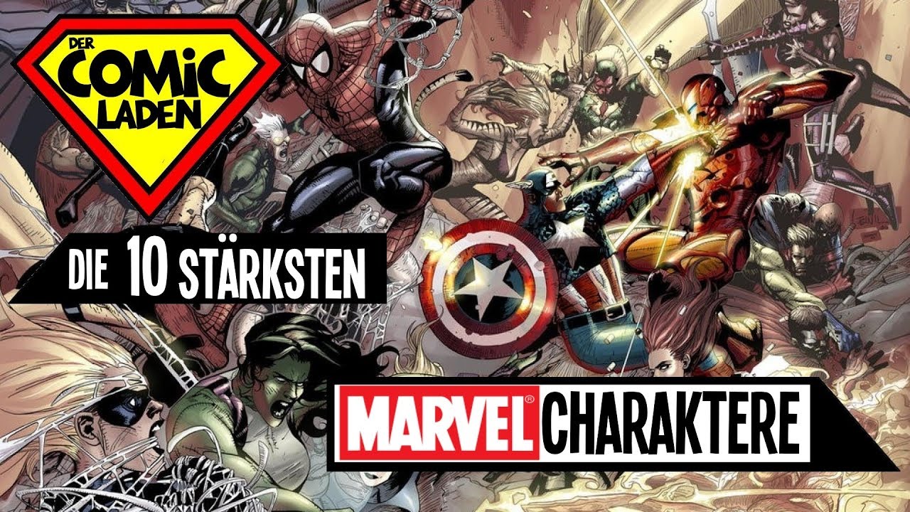 Die 10 STÄRKSTEN MARVEL CHARAKTERE 2018 – kennst du sie wirklich alle?!