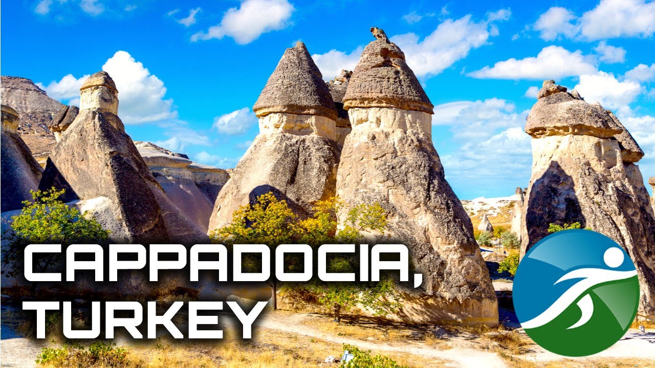 A virtual run among the WHIMSICAL FAIRY CHIMNEYS in a GEOLOGICAL WONDERLAND | Treadmill Traveler