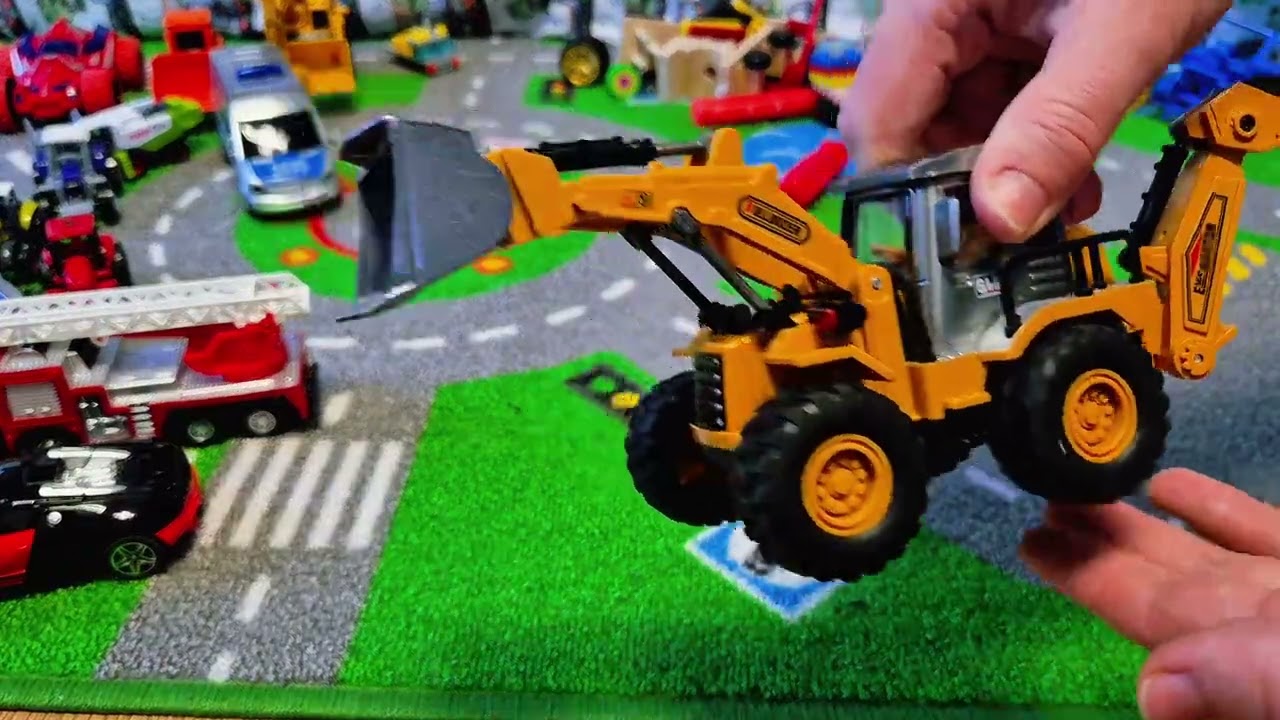 12 Minutes of Toy Cars & Vehicles on the Carpet | Relaxing Play for Kids 🚗
