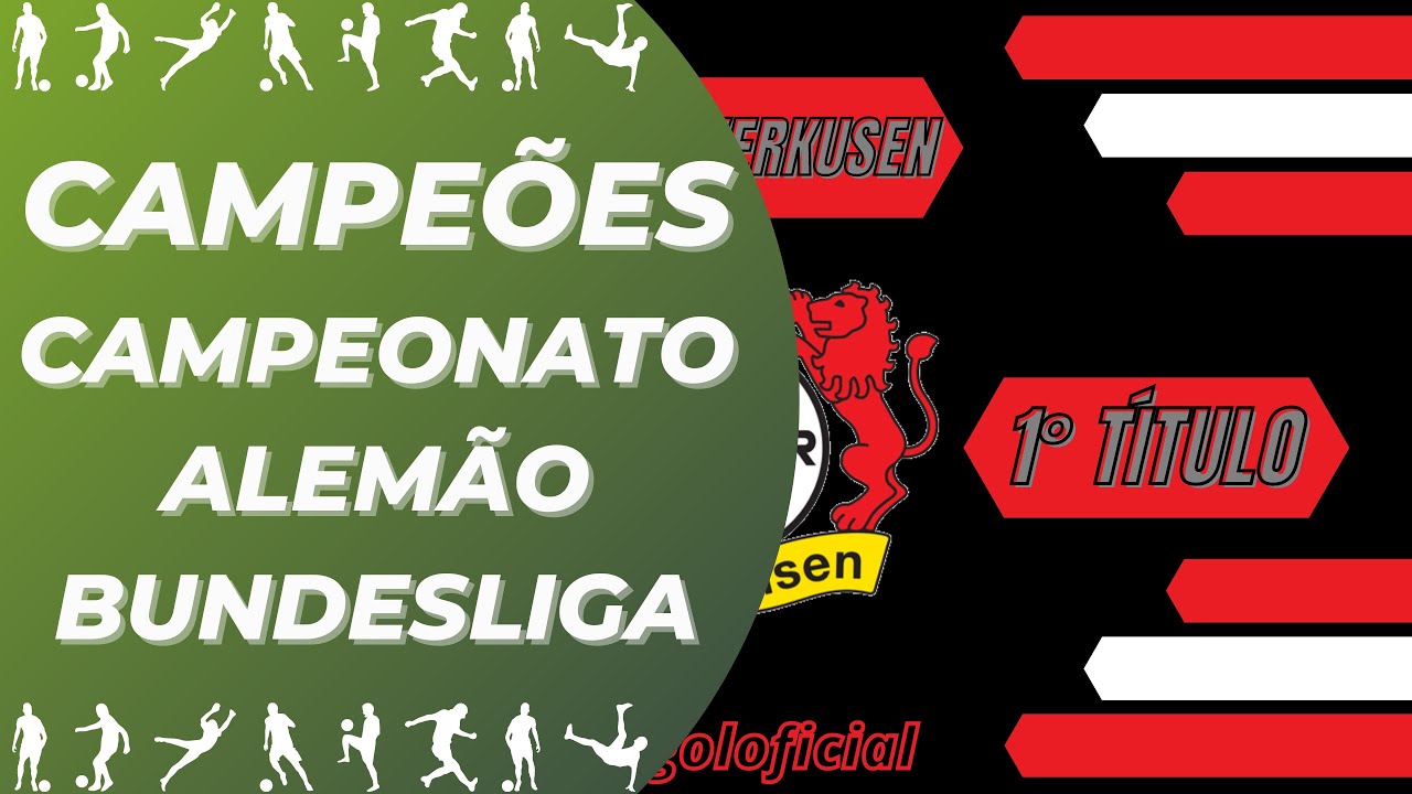 Campeões do Campeonato Alemão - Bundesliga (1963-1964 até 2023-2024)