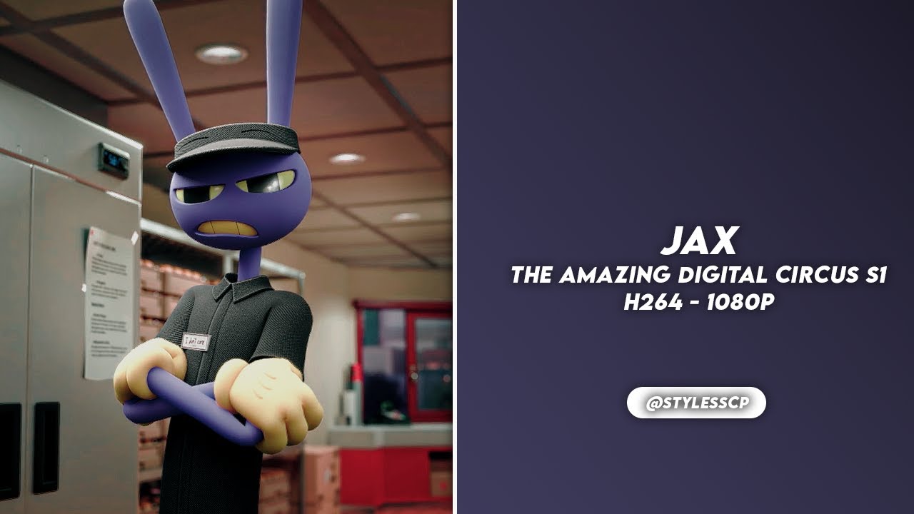 Jax (The Amazing Digital Circus) S1 [Ep 4] scenepack [1080p] (bg music lowered)