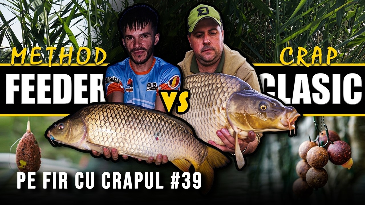 Method Feeder vs Crap Clasic!⚔️ Ce prinde mai mult pe lacuri intens populate? #1