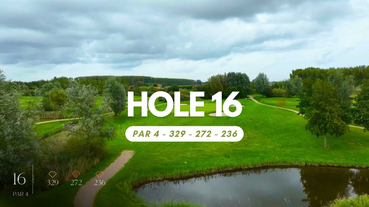 Hole 16🎥⛳ - Golfbaan Catharinenburg | 4K