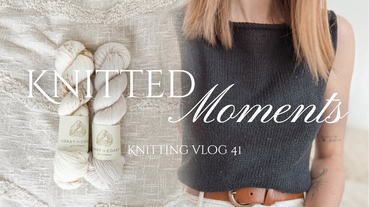 Knitting Vlog: Seaway Pullover, Chamagne Cardigan, Sabai Top i wł&oacute;czki z za oceanu! 
