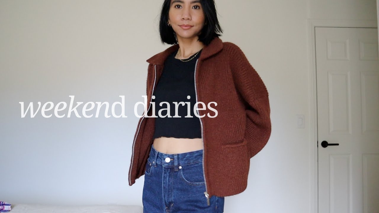 casual weekend, new makeup, a work day off | vlog