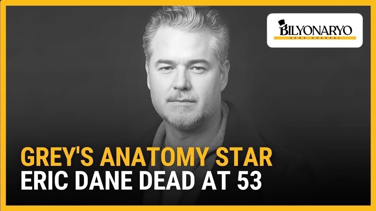 Звезда сериала «Анатомия Грей» Эрик Дейн скончался в возрасте 53 лет | The Daily Dish