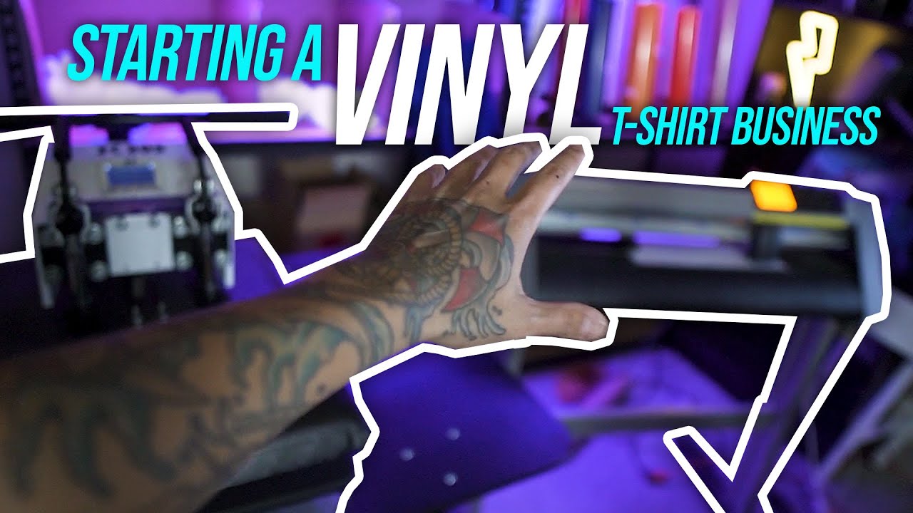 Starting A Vinyl T-Shirt Business | Heat Transfer, Heat Press, Vinyl Cutter - Easy At Home Business