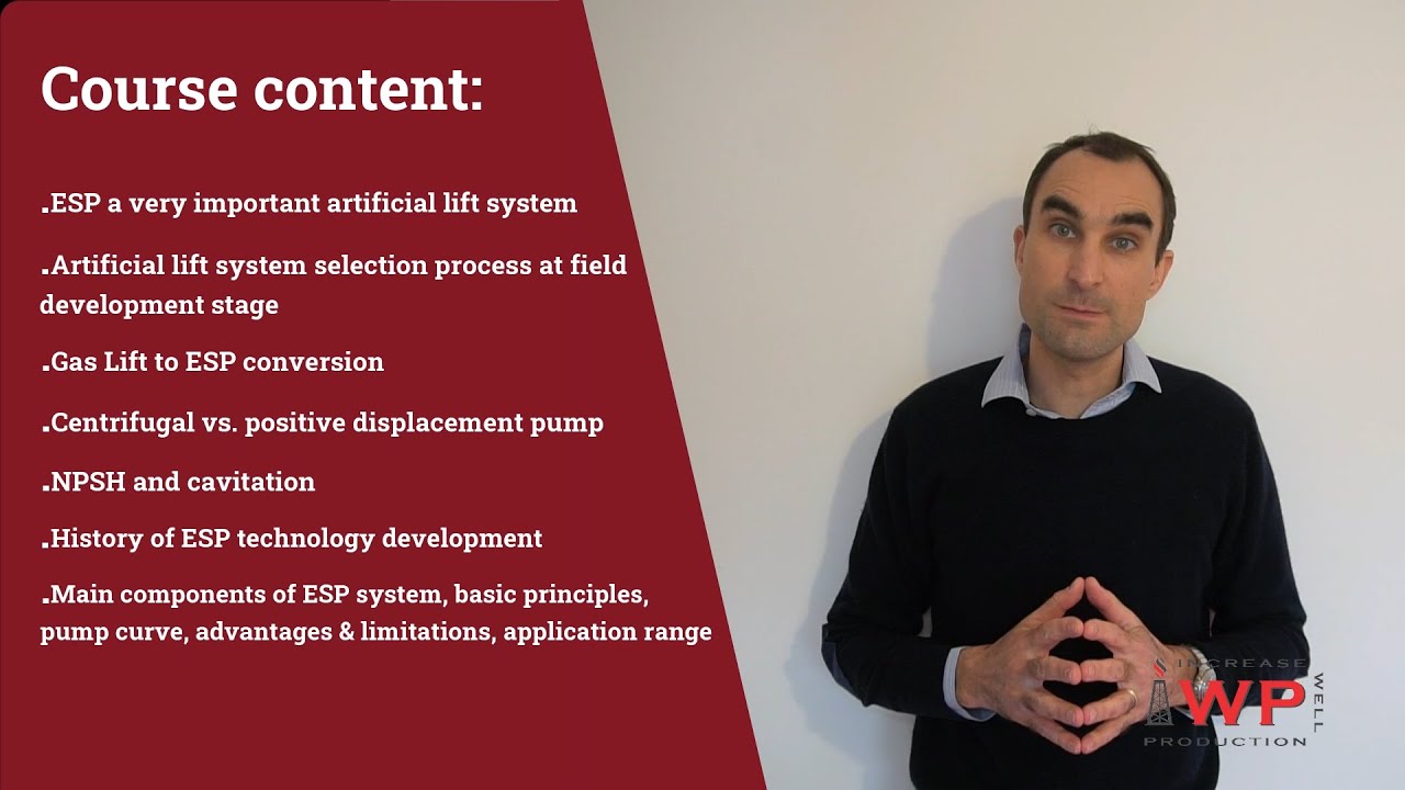 Introduction to Electrical Submersible Pump training by IWP