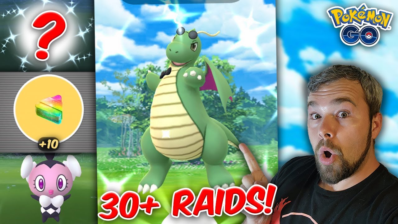 Over 30 Shiny Costume Dragonite Raids and THIS is what we got! (Pok&eacute;mon GO)