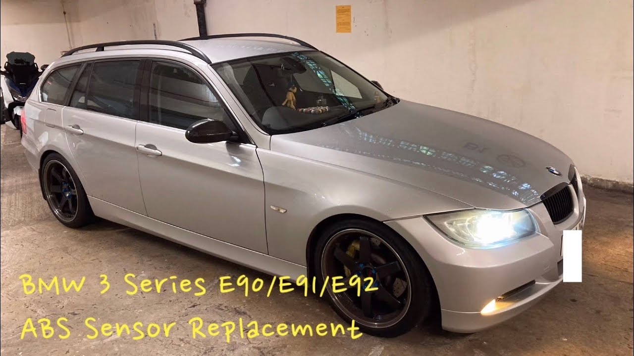 EASY DO-IT-YOURSELF ABS Sensor Replacement - BMW 3 Series E90/ E91/E92 | Aftermarket vs OEM! [中文字幕]