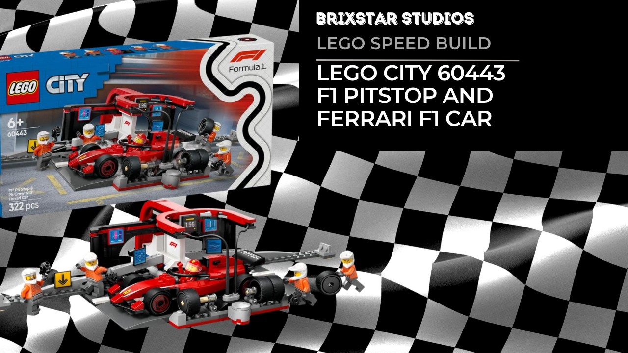 SPEED BUILD: Lego City 60443 F1 Pitstop
