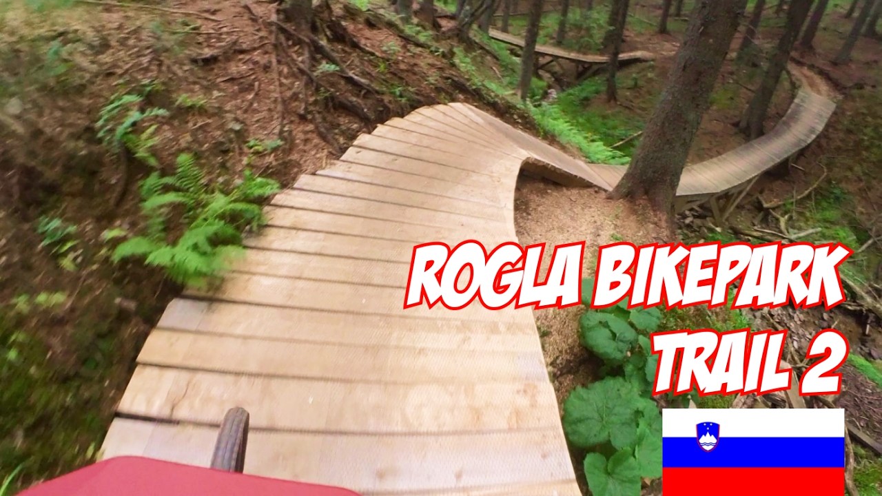 Bike Park Rogla, Slovenia - Trail 2. Uncut POV, Music