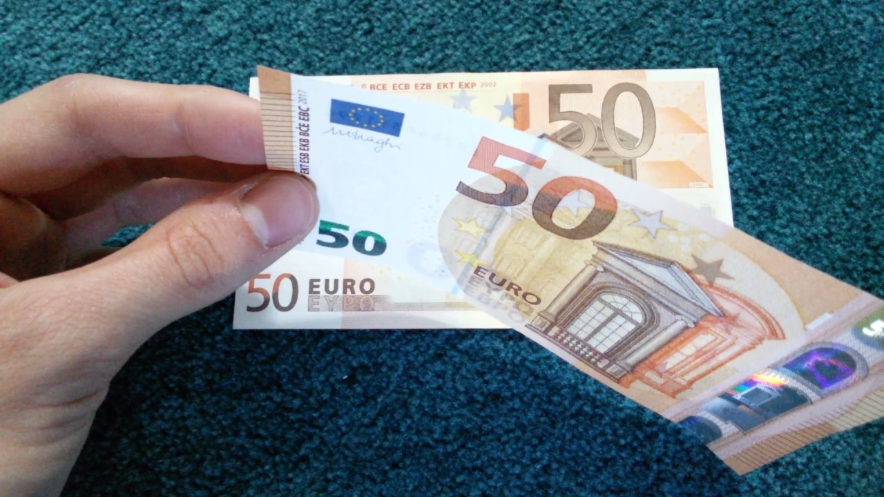 #The NEW 50 Euro Note //Comparison old/new