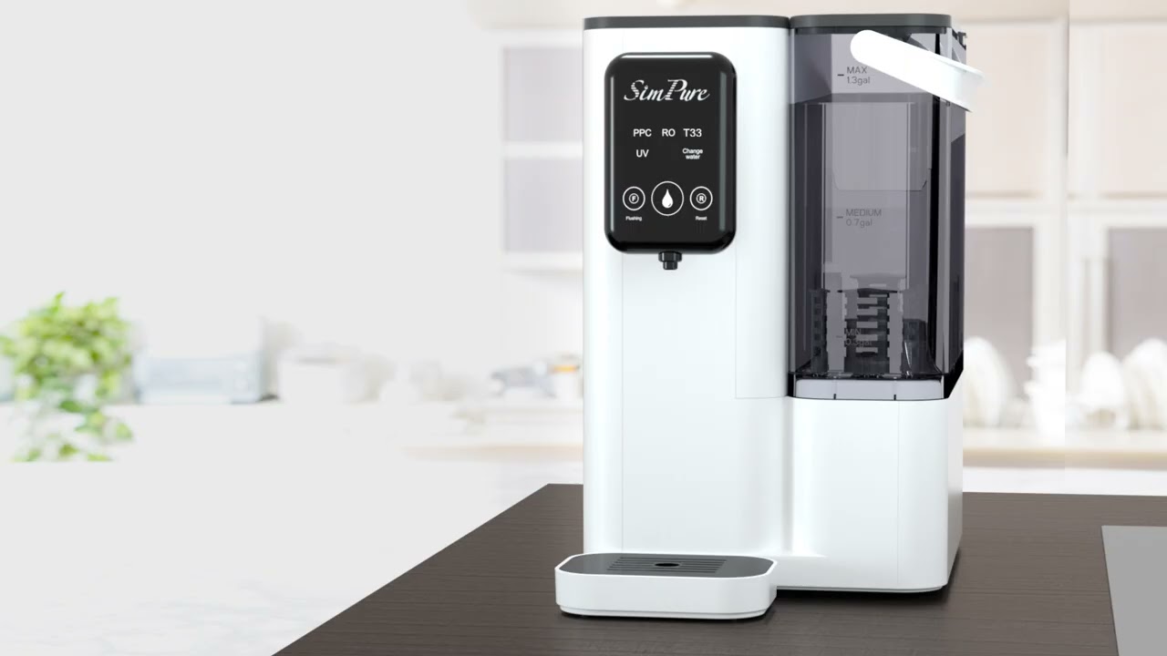 Installation: SimPure Y9 Series Countertop Reverse Osmosis Water Filtration System | RO+UV #simpure