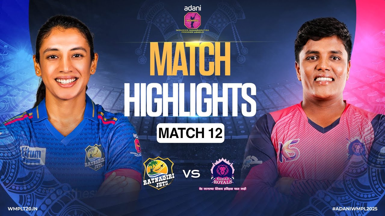 Kiran Navgire's Raigad Beat Ratnagiri to Salvage Pride | Match 12 Highlights | WMPL 2025