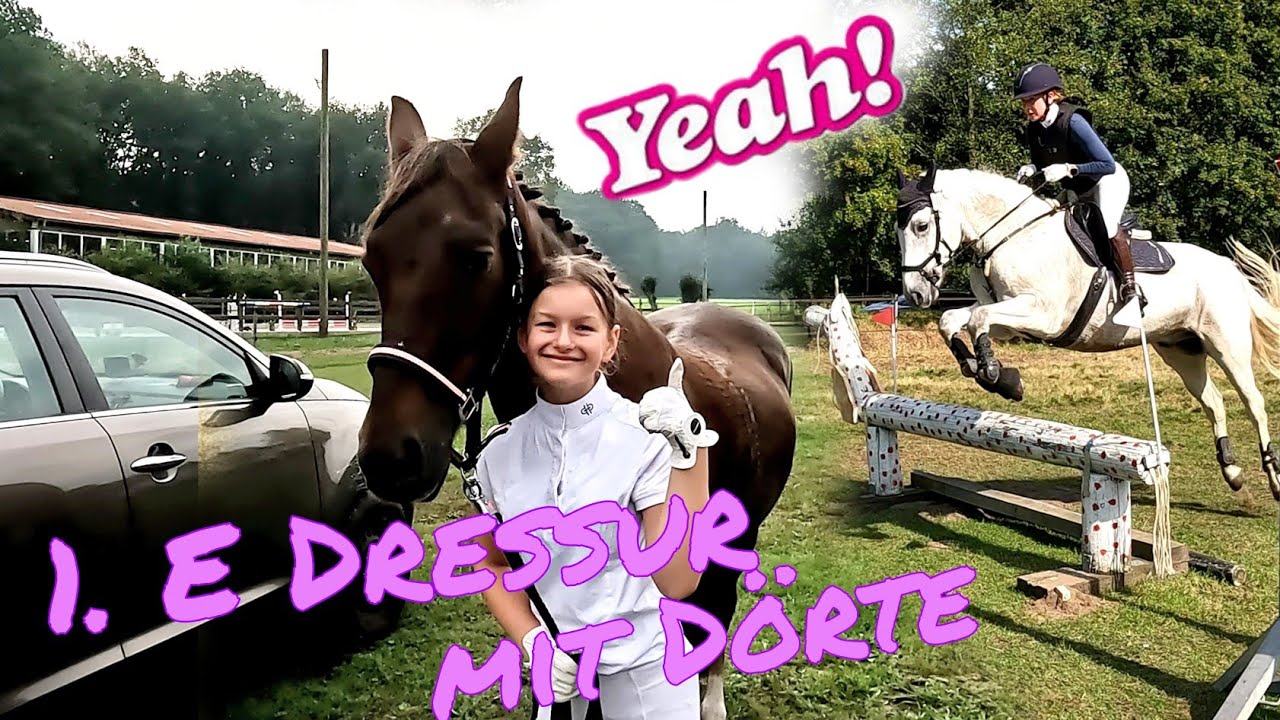 Turniervlog Lengerich - 1. E Dressur mit Dörte😱 & VS mit Skoda
