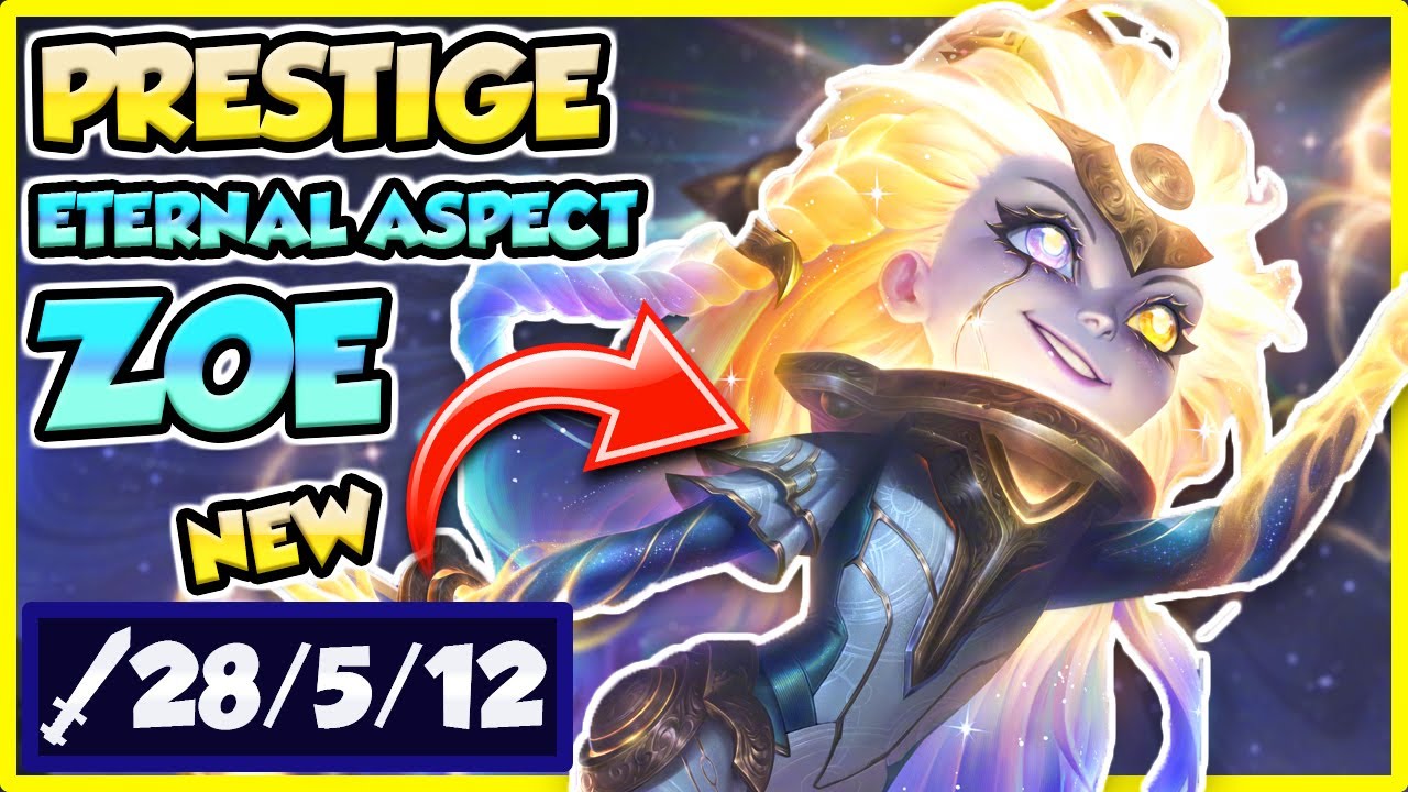🌌✨ 3 МИЛ МАСТЕРСТВА ЗОИ ИСПЫТЫВАЕТ ВЕЧНЫЙ АСПЕКТ ЗОИ! | Новый скин Зои | Erick Dota PBE
