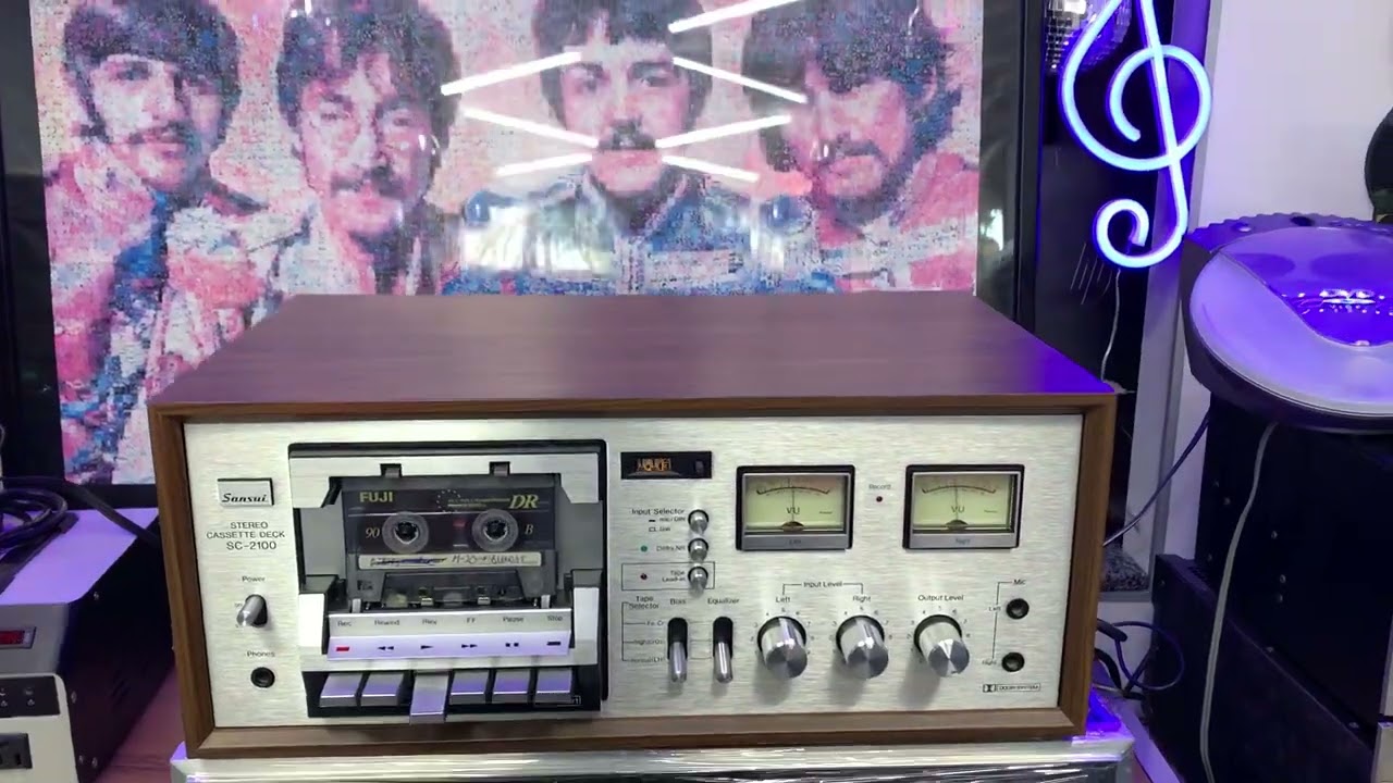 TAPE DECK SANSUI SC-2100 Hi Fi Vintage, All Refurbished Work Perfect