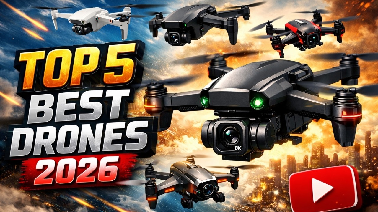 Best Drones 2026 | 4K Camera, GPS, FPV & Long Flight Time