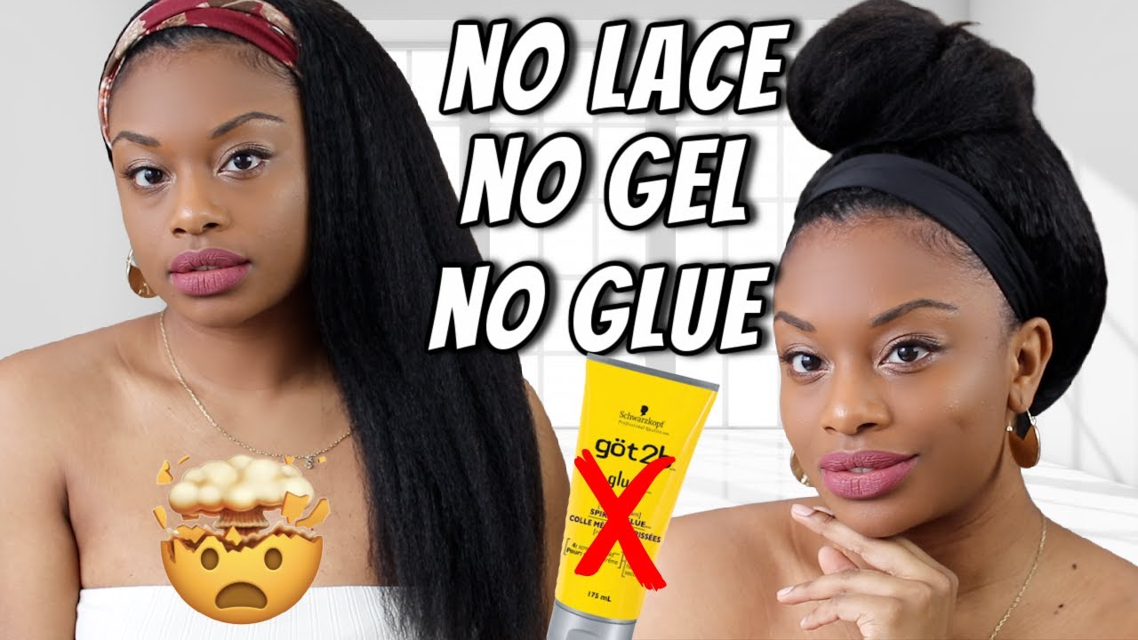 The Most Realistic Headband Wig | it looks just like my type 4 natural hair