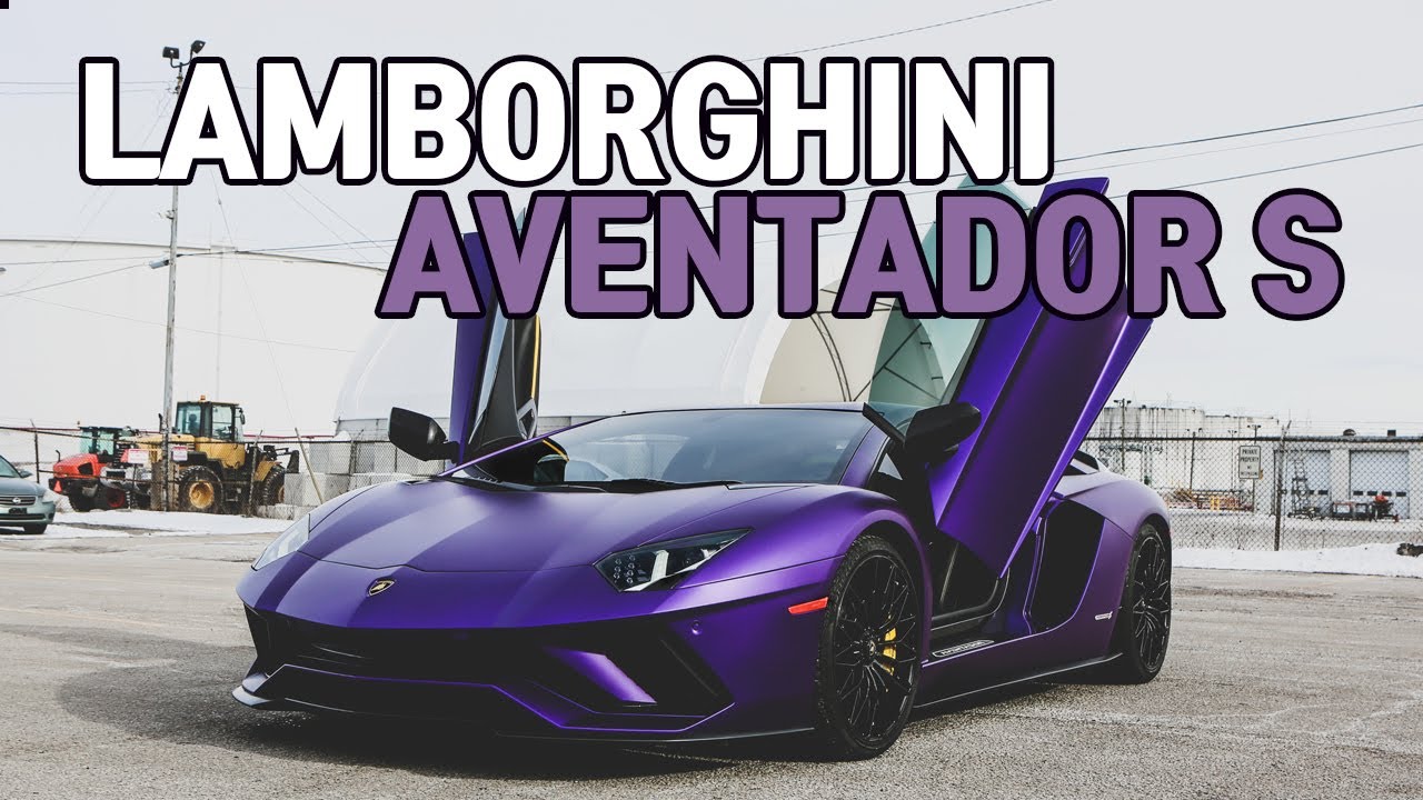 Lamborghini Aventador S in Matte Purple Wrap