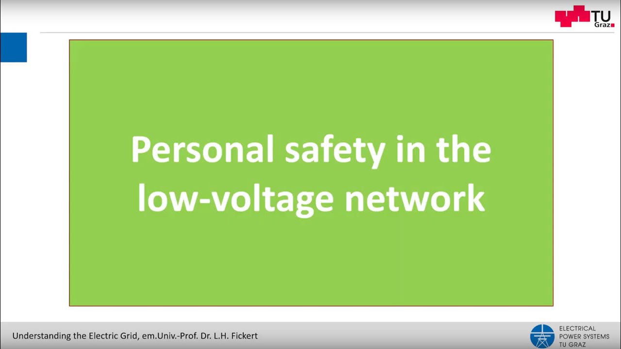 Personal safety in the low-voltage network | iMooX.at