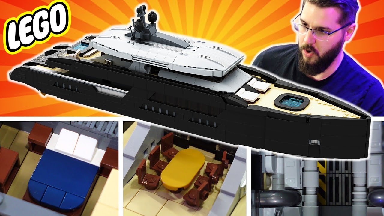 Unveiling This Stunning LEGO Yacht MOC! Instructions available!