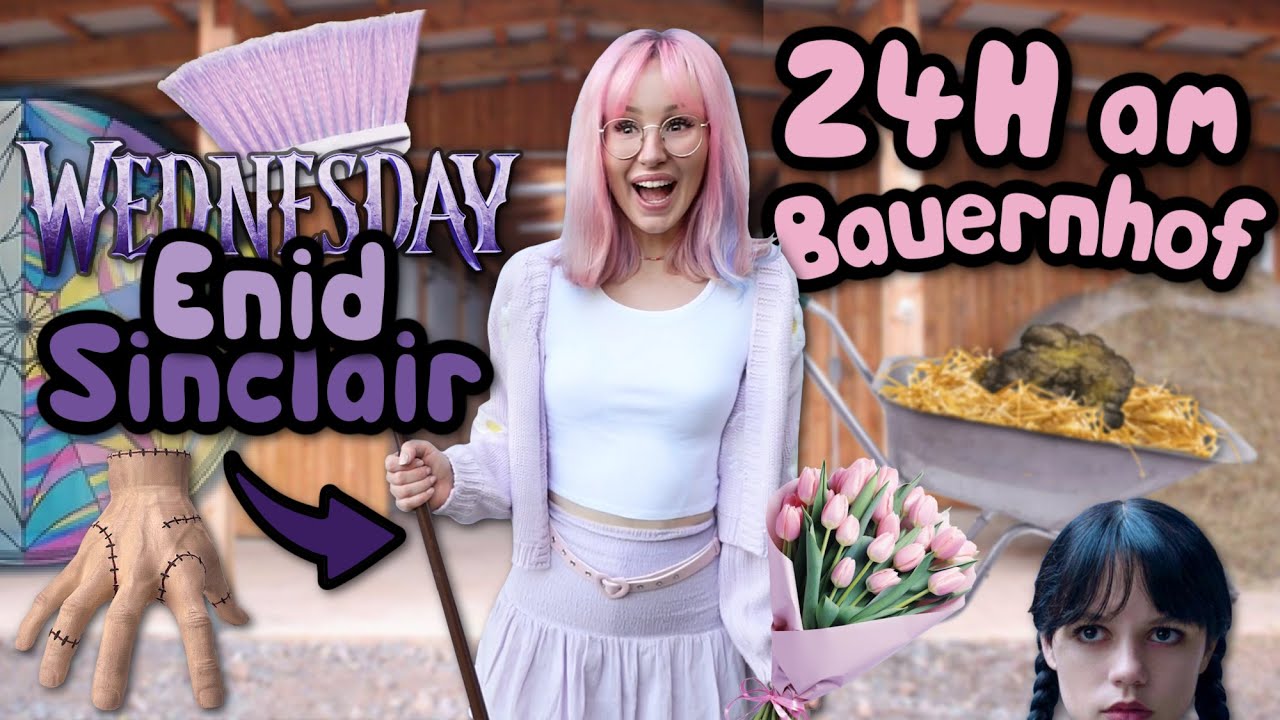 Enid von Wednesday macht ein Praktikum auf meinem Bauernhof 💜💩