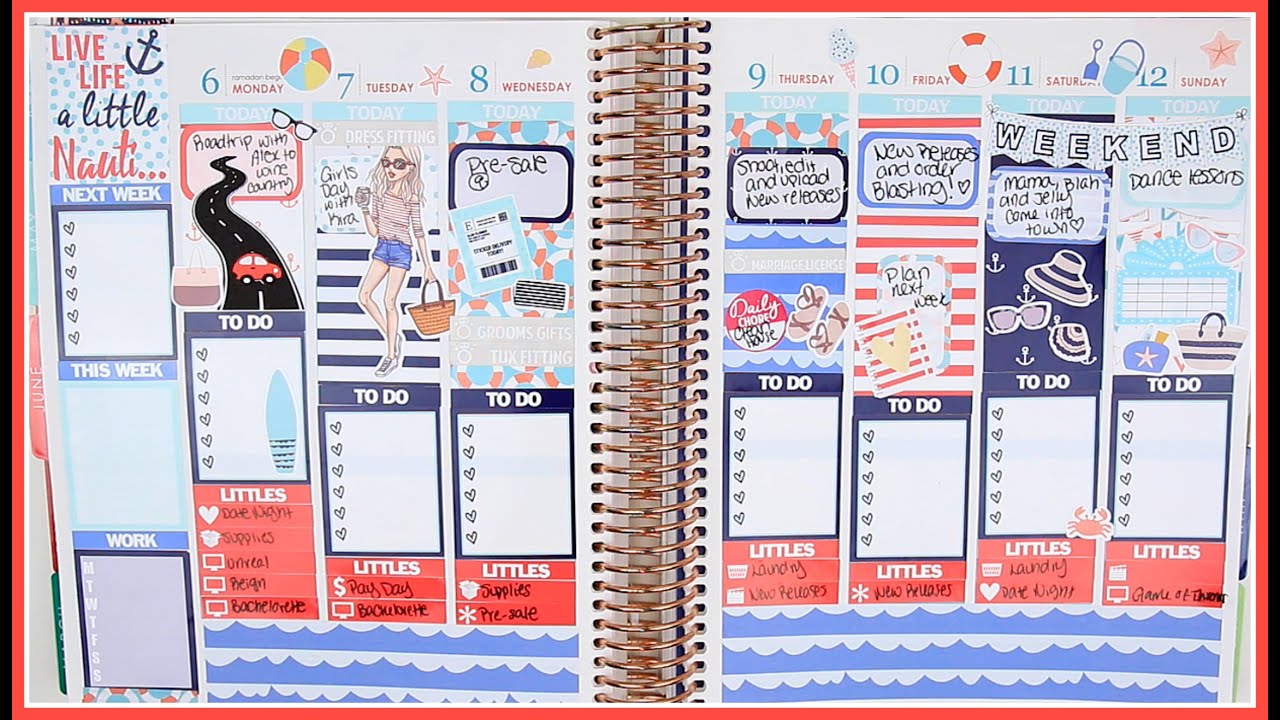 Plan with Me // Live life a little Nauti!