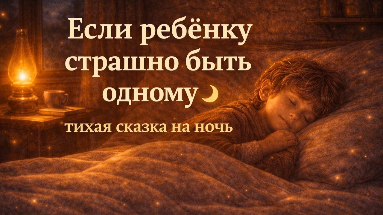 Если ребёнку страшно быть одному | Тихая сказка на ночь «Арун и страх быть одному»