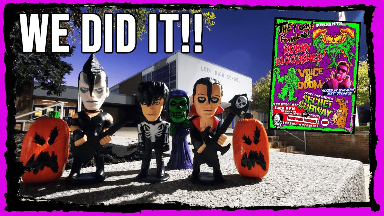 The Misfits statue has been erected in Lodi New Jersey | VFW Show | November Frumess Fire