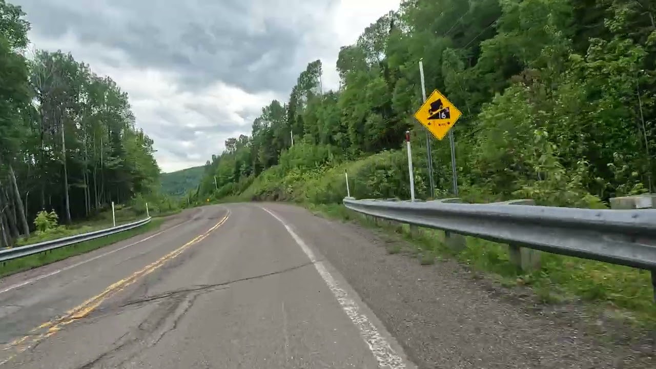 Pointe-à-la-croix, Québec area cycling