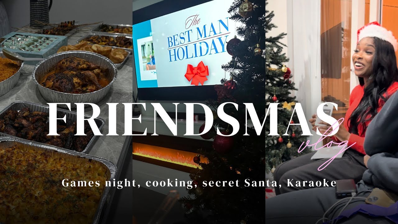 FRIENDSMAS 2024 | cooking, gift exchange, games night