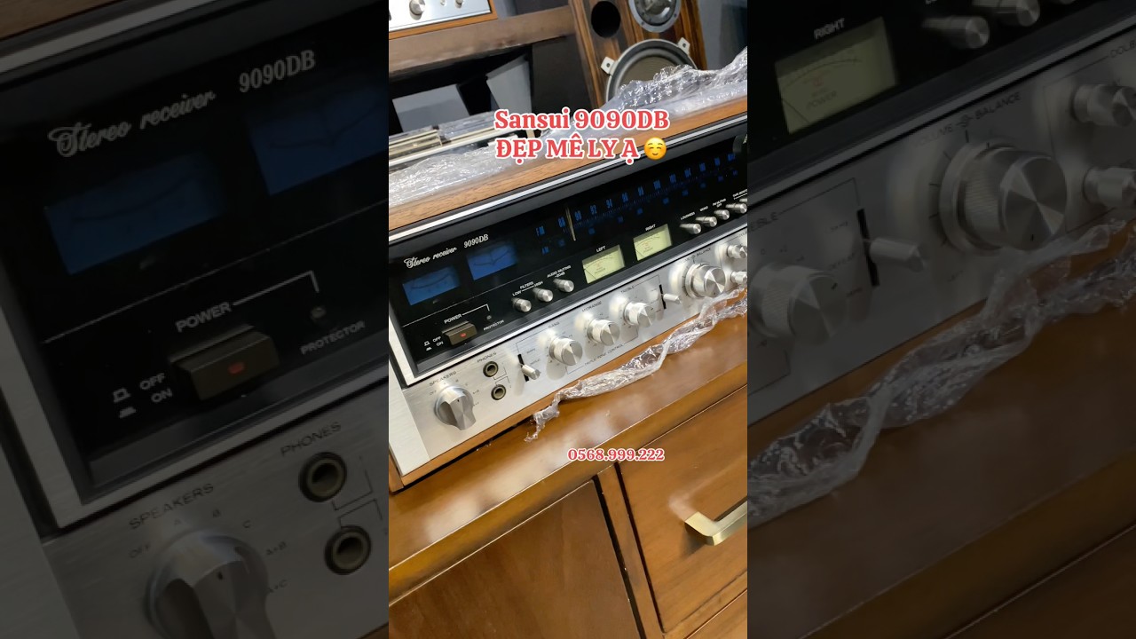 Sansui 9090DB đẹp mê ạ! #sansui, #sansui9090db, #akai, #pioneer, #nhạcxưapre75
